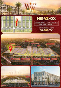 Liền Kề, Biệt Thự|Nhà phố liền kề HĐ42-0X, phân khu Hừng Đông, Vinhomes Đan Phượng