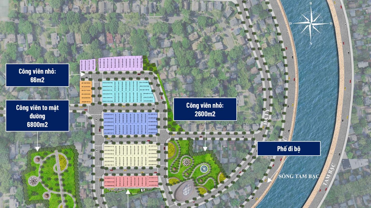 Mặt bằng tổng thể dự án Royal River City