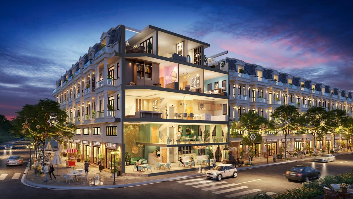 Các loại hình sản phẩm tại dự án Vinhomes Golden Avenue Bắc Luân Móng Cái